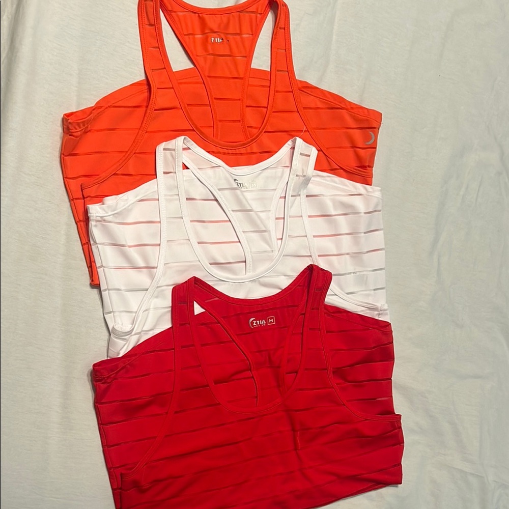 3 ZYIA Sleeveless Tank Tops